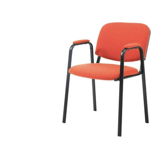 Besucherstuhl   ¦ rot ¦ Maße (cm): B: 53 H: 79