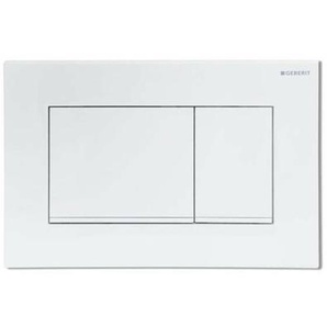 Betätigungsplatte Sigma30 für 2-Mengen weiß lackiert 115.883.11.1 - Geberit
