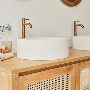 Betonbecken beige Ø37 cm