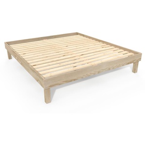 Queensize Bett 180x200 Massivholz Komfort