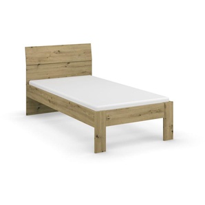 Bett 605M Allrounder, Eiche Artisan Nachbildung, 90 x 200 cm