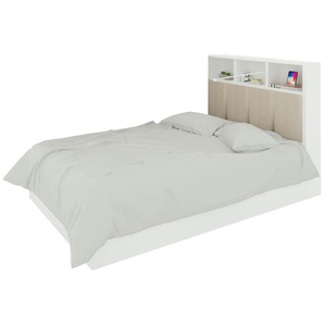 Bett  Chill ¦ weiß ¦ Maße (cm): B: 125,4 H: 130