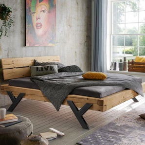 Bett Cuamba, Fichte natur, 200x200 cm