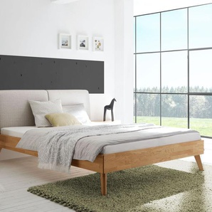 Bett Elina, Kernbuche natur, 140x200 cm