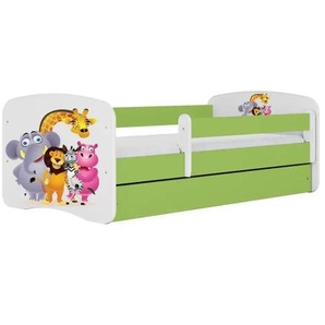 Bett - grün - Materialmix - 164 cm - 61 cm | Möbel Kraft