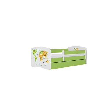 Bett  Karte ¦ grün ¦ Maße (cm): B: 164 H: 61