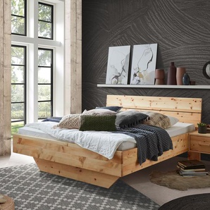 Bett Lautaro, Zirbe natur, 180x200 cm