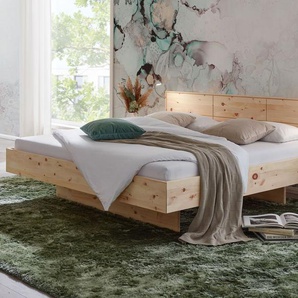 Bett Malika, Zirbe natur, 200x200 cm