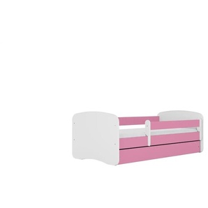 Bett - rosa/pink - Materialmix - 80 cm - 61 cm | Möbel Kraft