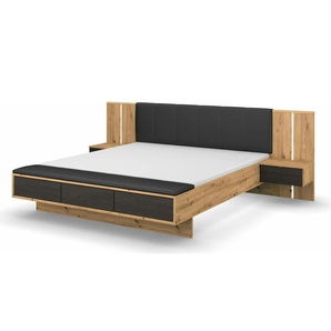 Bettanlage   ¦ holzfarben ¦ Maße (cm): B: 259 H: 100