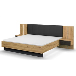 Bettanlage   ¦ holzfarben ¦ Maße (cm): B: 279 H: 100