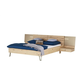 Bettanlage - holzfarben - Materialmix | Möbel Kraft