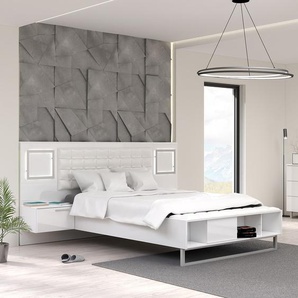 Bettanlage Morten 3-teilig 180 x 200cm Weiß