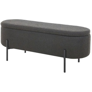 Bettbank   ¦ grau ¦ Maße (cm): B: 110 H: 44