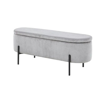 Bettbank - grau - Materialmix - 110 cm - 44 cm | Möbel Kraft