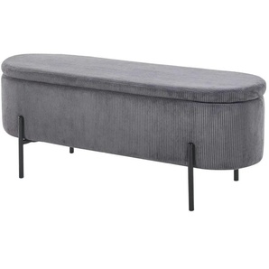 Bettbank - grau - Materialmix - 110 cm - 44 cm | Möbel Kraft