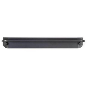 Better Living GLIDE shower shelf with mirror - black aluminium