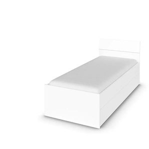 Bettgestell Joel | weiß | 95 cm | 90 cm |