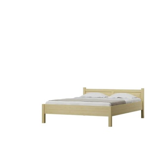 Bettgestell Massivholzbett Elvar ¦ holzfarben ¦ Maße (cm): B: 168 H: 76