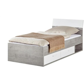 Bettgestell Mipiace | grau | 96 cm | 86,4 cm | cm 206,0 |
