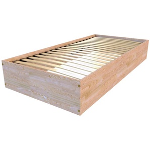 Bettkasten 90x200 - 1-Sitzer aus Massivholz