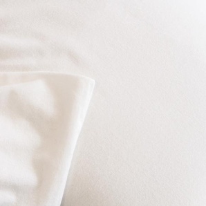 Bettlaken aus Baumwollflanell 180 x 290 (cm) / Weiß