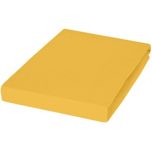Janine Bettlaken - gelb - Jersey - 200 cm - 35 cm | Möbel Kraft