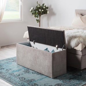 Betttruhe Dogali 120 x 55 x 40cm Beige/Beige