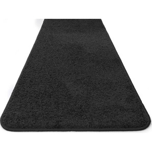 Bettumrandung PRIMAFLOR-IDEEN IN TEXTIL MUMBAI Gr. B/L (Brücke): 67 cm x 140 cm (2 St.) B/L (Läufer): 67 cm x 200 cm (1 St.), rechteckig, grau (anthrazit) Bettumrandungen Bettvorleger, Läufer-Set, weicher Kurzflor, Uni-Farben