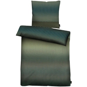 Bettwäsche APELT Rick Gr. B/L: 155 cm x 220 cm (1 St.), B/L: 80 cm x 80 cm (1 St.), Satin (Bio-Baumwolle), blau (petrol) Satin-Bettwäsche GOTS zertifiziert - nachhaltig aus Bio-Baumwolle