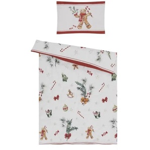 Bettwäsche Biber Lebkuchen ¦ creme ¦ Maße (cm): B: 100