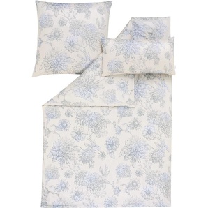 Bettwäsche ESTELLA MARTHA Gr. B/L: 135 cm x 200 cm (1 St.), B/L: 80 cm x 80 cm & 80 cm x 40 cm (2 St.), Schweizer Satin, orange (apricot) Satin-Bettwäsche Gratis-Kissenbezug 40x80 inklusive