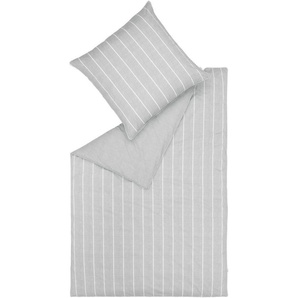 Bettwäsche Harp Stripe in Gr. 135x200, 155x220 oder 200x200 cm, Esprit, Renforcé, 2 teilig, Bettwäsche aus Baumwolle, gestreifte Bettwäsche mit Wendeoptik