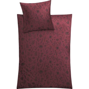 Kleine Wolke Bettwäsche Lisse, Mako-Satin, 2 teilig, mit feinen Blumenmotiven