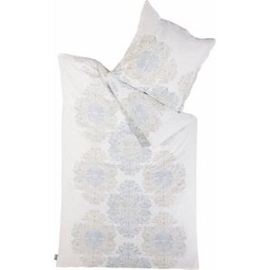 Bettwäsche Orient in Gr. 135x200 oder 155x220 cm, Zeitgeist, Feinflanell, 2 teilig, mit dezenten Ornamenten, Bettwäsche aus Baumwolle mit Reißverschluss