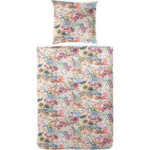 Primera Bettwäsche Primera Perkal-Bettwäsche Ernesta, Perkal, 2 teilig, mit einem verspielten Blumendesign