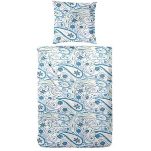 Bettwäsche-Set - blau - Materialmix - 155 cm - 1 cm | Möbel Kraft