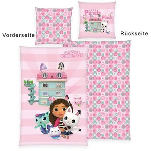 Bettwäsche-Set Gabby Dollhouse | mehrfarbig | 135 cm | 1 cm |