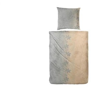 Bettwäsche-Set - grau - Materialmix - 155 cm - 1 cm | Möbel Kraft