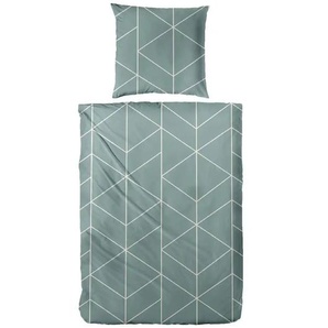 Bettwäsche-Set - grün - Materialmix - 135 cm - 1 cm | Möbel Kraft
