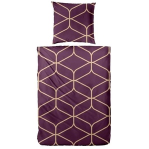 Bettwäsche-Set | lila/violett | 155 cm | 1 cm |