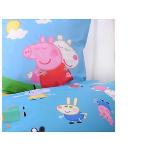 Bettwäsche-Set Peppa Wutz - mehrfarbig - Materialmix - 135 cm - 1 cm | Möbel Kraft