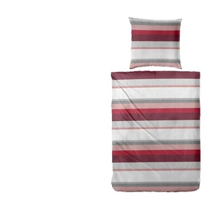 Bettwäsche-Set | rot | 135 cm | 1 cm |