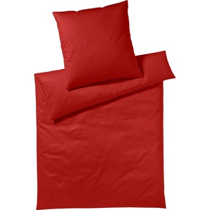 Bettwäsche YES FOR BED Pure & Simple Uni in Gr. 135x200, 155x220 oder 200x200 cm Gr. B/L: 200 cm x 220 cm (1 St.), B/L: 80 cm x 80 cm & 80 cm x 80 cm (2 St.), Mako-Satin, braun (kastanie) Bettwäsche 200x220 cm aus Baumwolle, zeitlose mit seidigem Glanz