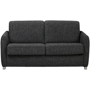 Betty Schlafsofa Webstoff Betty ¦ grau ¦ Maße (cm): B: 162 H: 86 T: 97