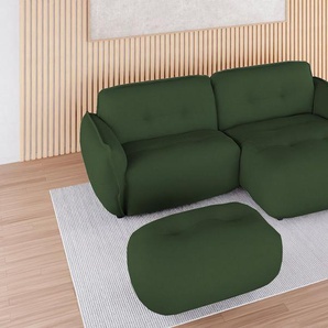 BETYPE Polsterhocker Be Fluffy, softer Sitzkomfort, moderner Kedernaht, hochwertiger Bezugsstoff
