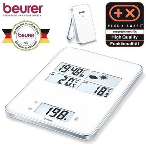 Beurer KS 80 Küchenwaage mit integrierter Wetterstation
