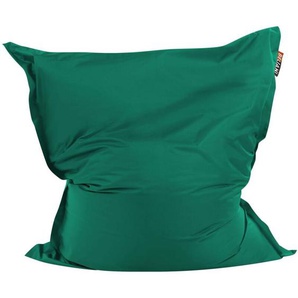 Bezug für großen Sitzsack Grün Nylon 140 x180 cm Moderne Sitzsackhülle mit Reißverschluss Riesensitzsack Ersatzbezug für Innen und Außen