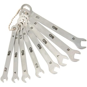 BGS TECHNIC Gabel-/Ringschlüsselsatz, BGS, 8646, 3,2...10 mm, 8-teilig