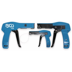 BGS TECHNIC Kabelbinder-Spannpistole, 9368, 2,4…4,8 mm, blau